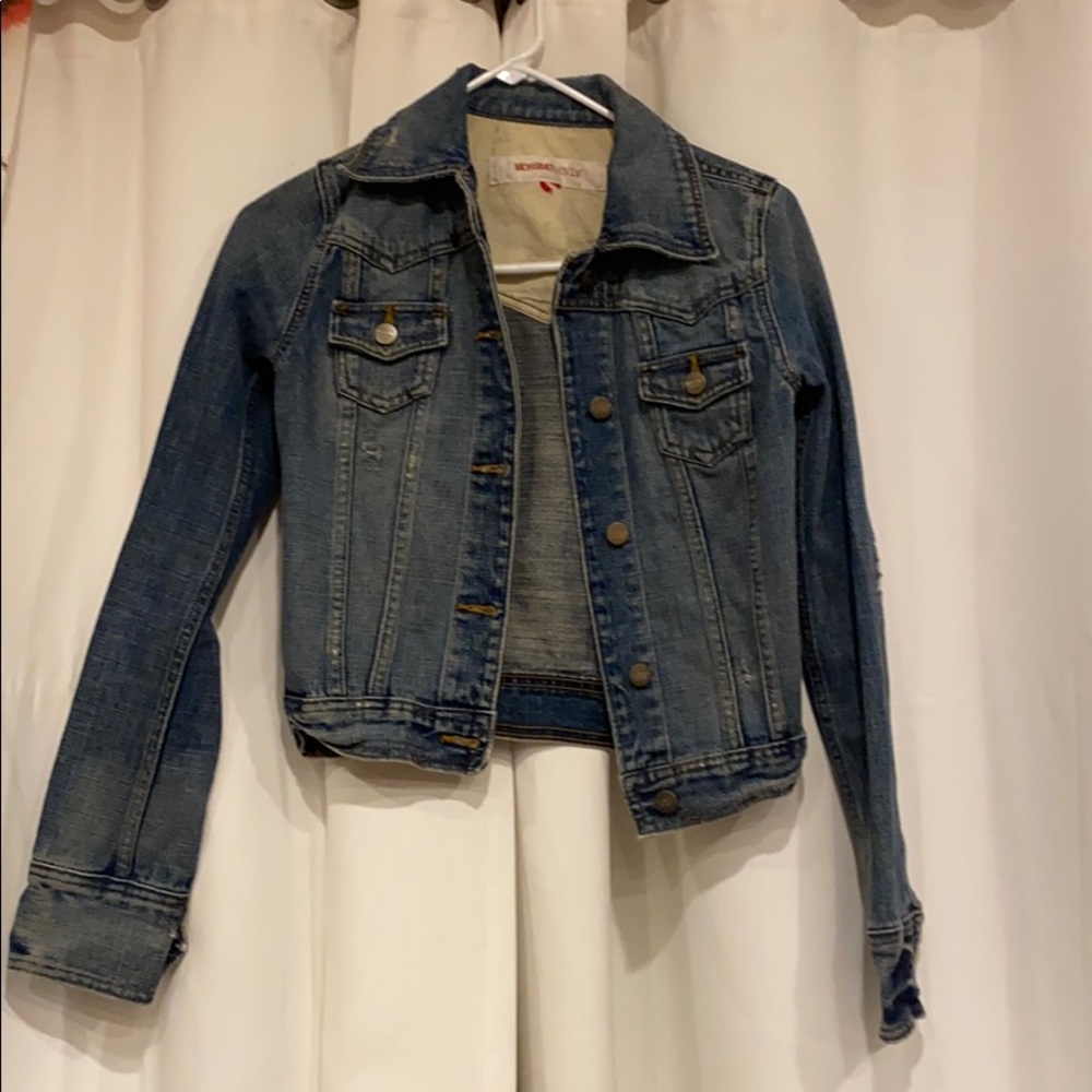 Mossimo distressed denim jacket
